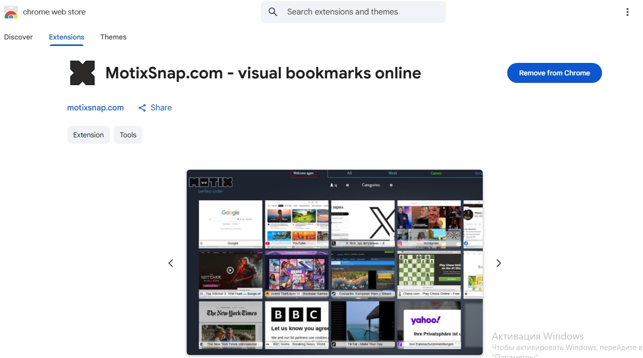Google Chrome - MotixSnap